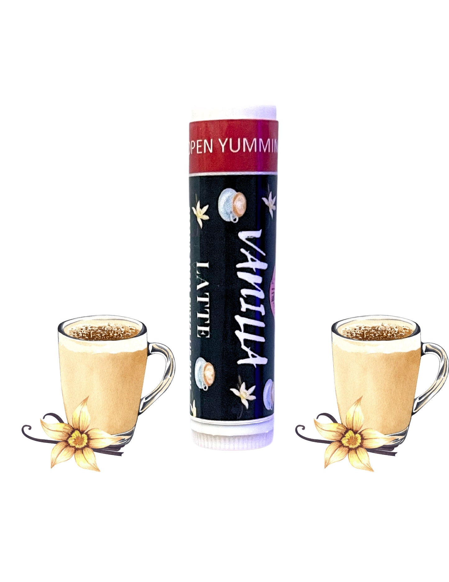 ORGANIC VANILLA LATTE SCENTED LIP BALM