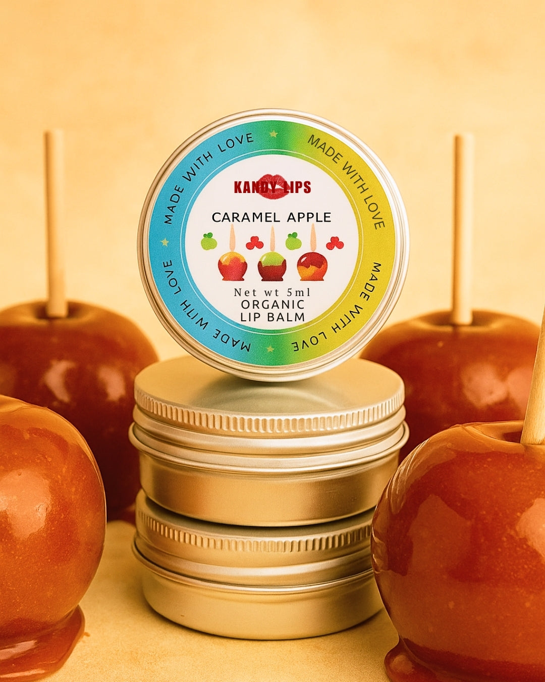 ORGANIC CANDY APPLE SCENTED LIP BALM