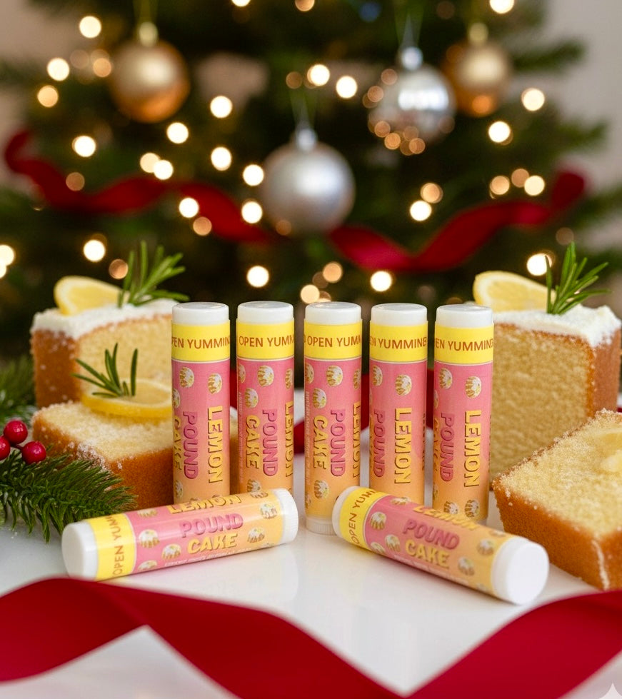 ORGANIC LEMON POUND CAKE SCENTED LIP BALM