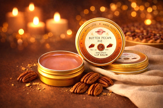 ORGANIC BUTTER PECAN PIE SCENTED LIP BALM