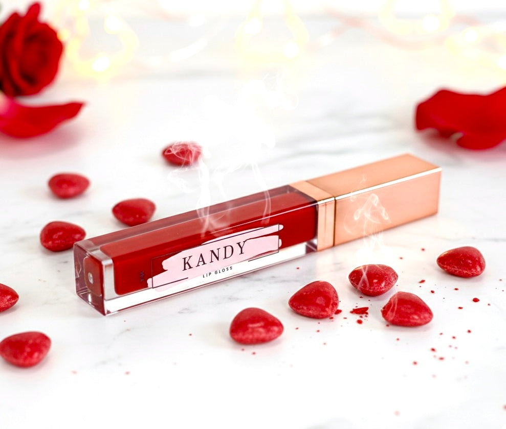 ORGANIC CINNAMON HEART SCENTED LIP GLOSS
