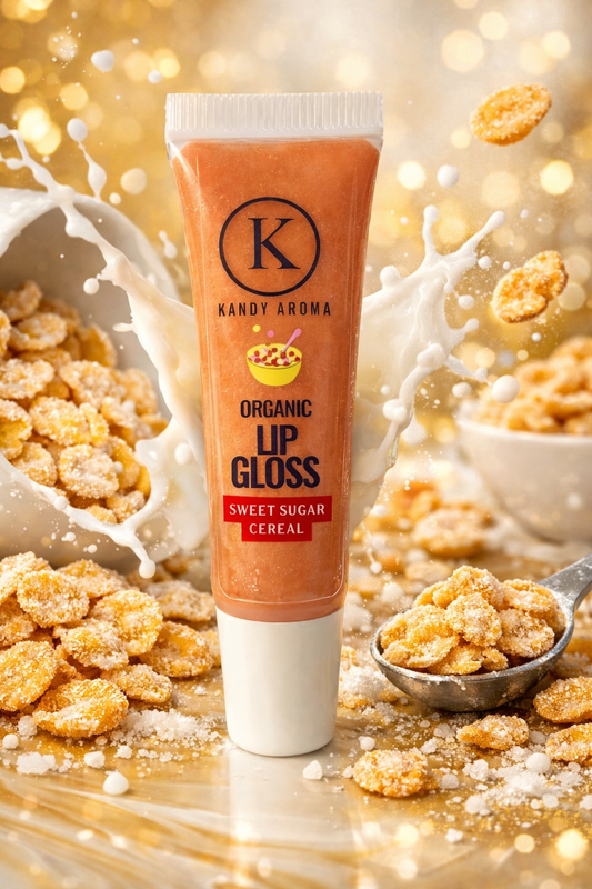 ORGANIC SWEET SUGAR CEREAL SCENTED TUBE LIP GLOSS