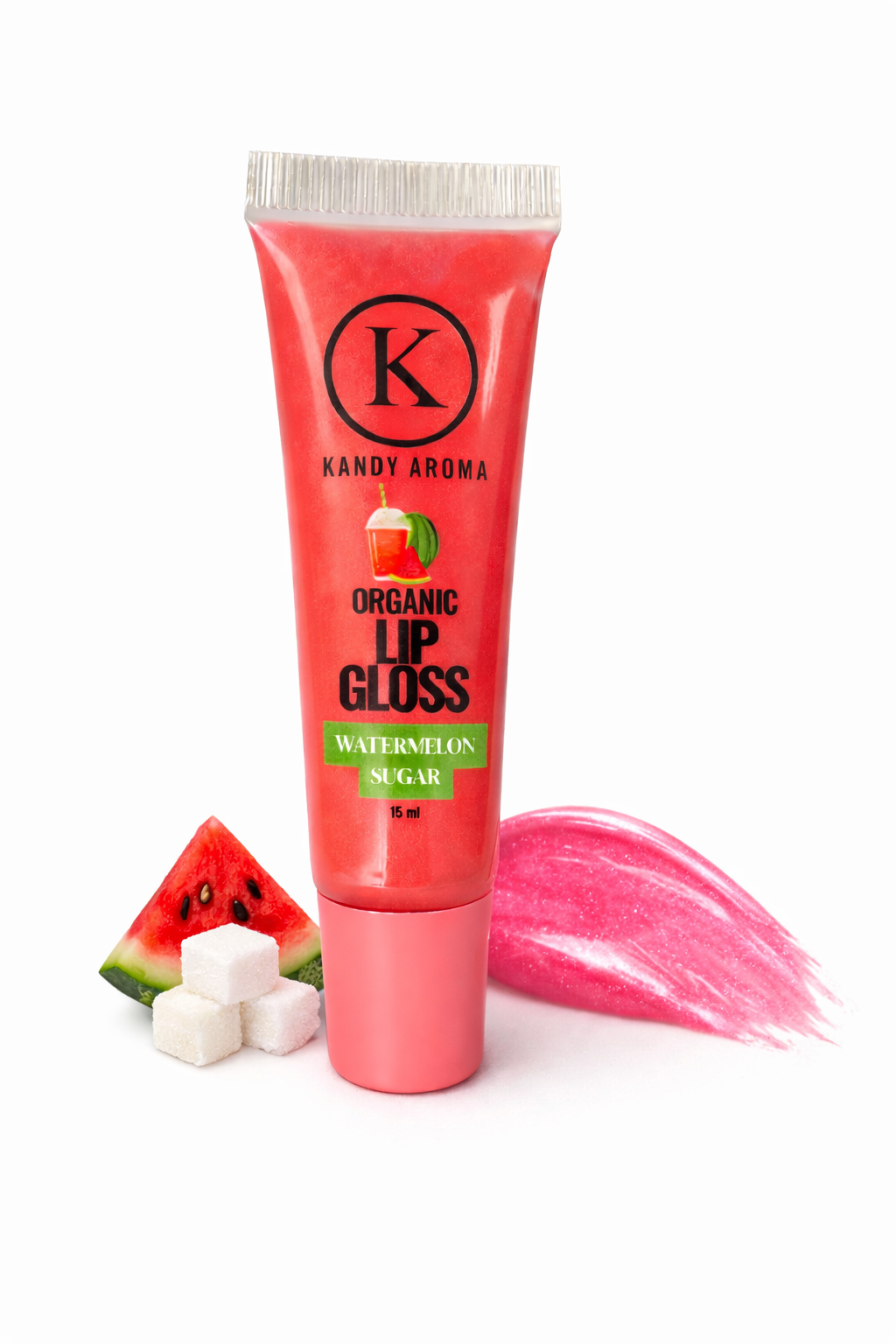 ORGANIC WATERMELON SUGAR SCENTED TUBE LIP GLOSS